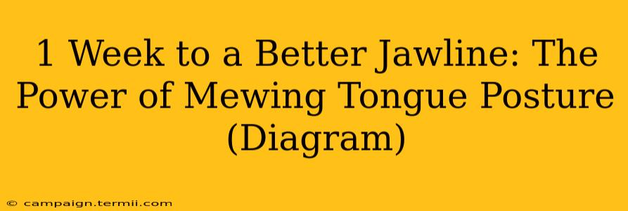 1 Week to a Better Jawline: The Power of Mewing Tongue Posture (Diagram)