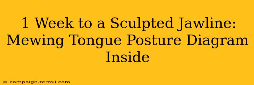 1 Week to a Sculpted Jawline: Mewing Tongue Posture Diagram Inside