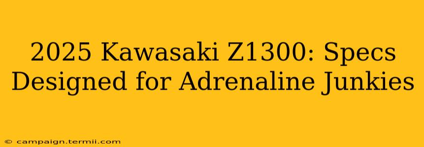 2025 Kawasaki Z1300: Specs Designed for Adrenaline Junkies