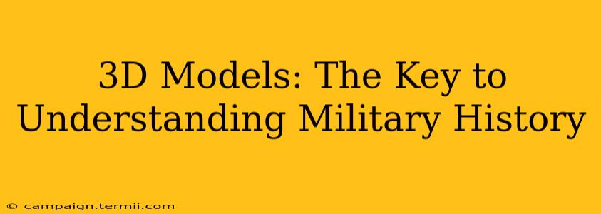 3D Models: The Key to Understanding Military History