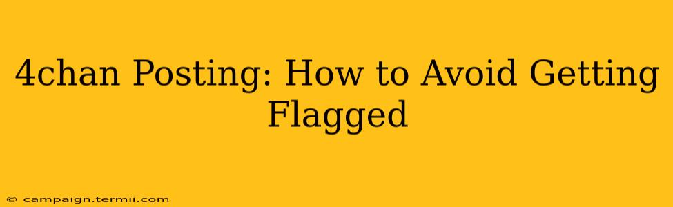 4chan Posting: How to Avoid Getting Flagged