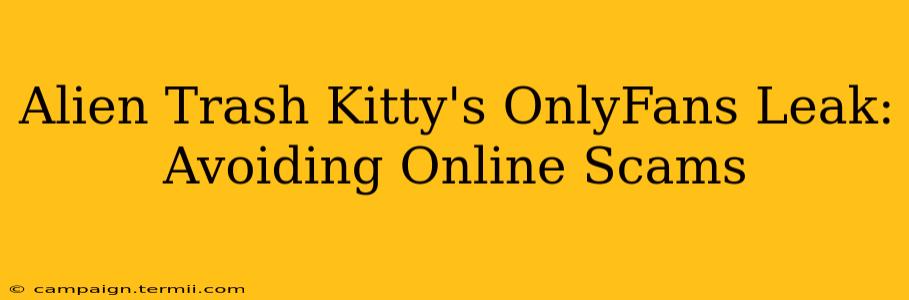 Alien Trash Kitty's OnlyFans Leak: Avoiding Online Scams