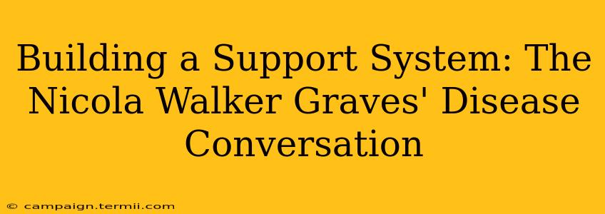 Building a Support System: The Nicola Walker Graves' Disease Conversation