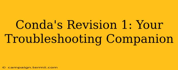 Conda's Revision 1: Your Troubleshooting Companion