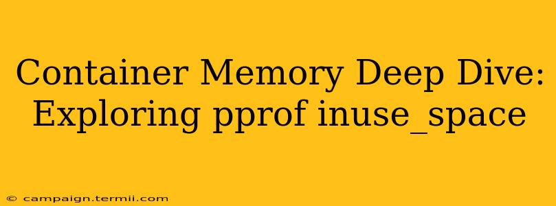 Container Memory Deep Dive: Exploring pprof inuse_space