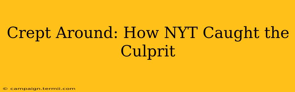 Crept Around: How NYT Caught the Culprit