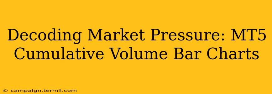 Decoding Market Pressure: MT5 Cumulative Volume Bar Charts