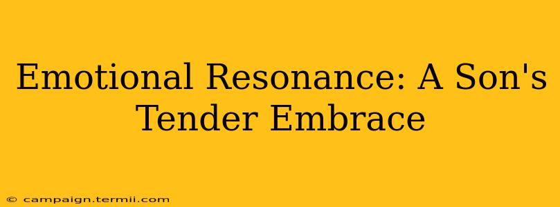 Emotional Resonance: A Son's Tender Embrace