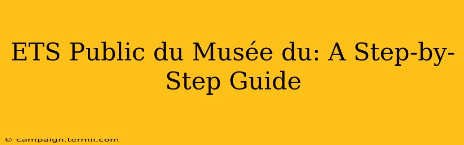 ETS Public du Musée du: A Step-by-Step Guide