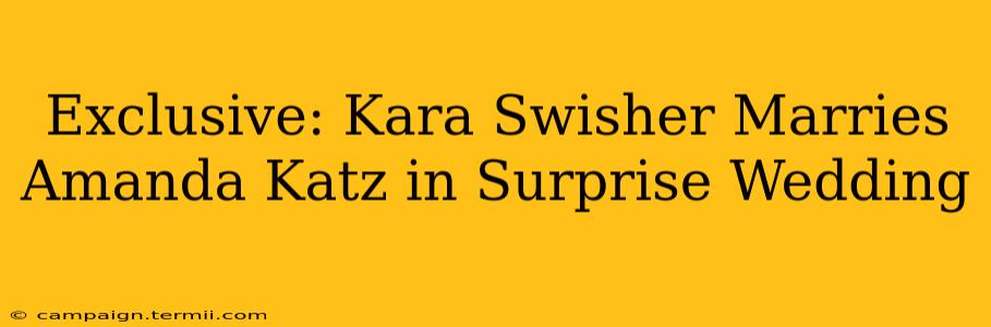 Exclusive: Kara Swisher Marries Amanda Katz in Surprise Wedding