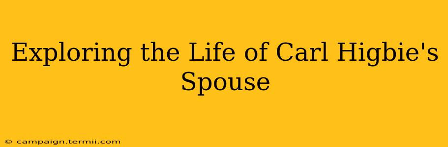 Exploring the Life of Carl Higbie's Spouse