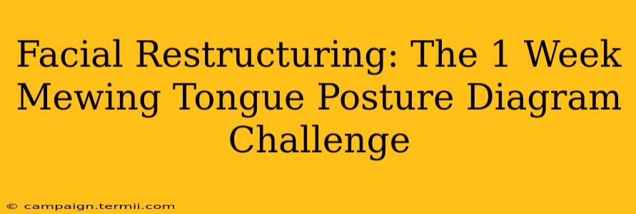 Facial Restructuring: The 1 Week Mewing Tongue Posture Diagram Challenge