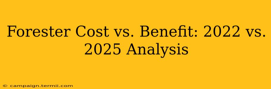 Forester Cost vs. Benefit: 2022 vs. 2025 Analysis