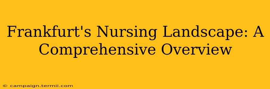 Frankfurt's Nursing Landscape: A Comprehensive Overview