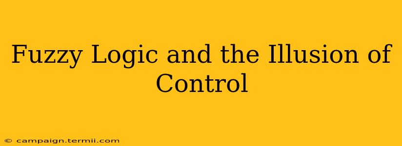 Fuzzy Logic and the Illusion of Control