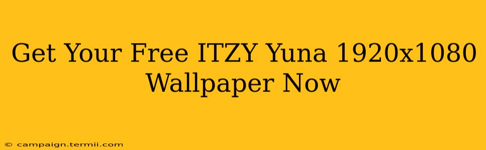 Get Your Free ITZY Yuna 1920x1080 Wallpaper Now