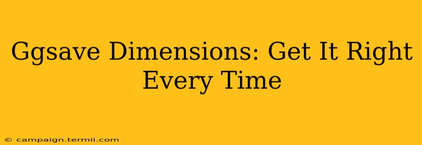 Ggsave Dimensions: Get It Right Every Time