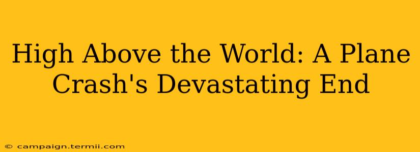 High Above the World: A Plane Crash's Devastating End