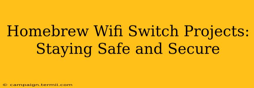 Homebrew Wifi Switch Projects: Staying Safe and Secure