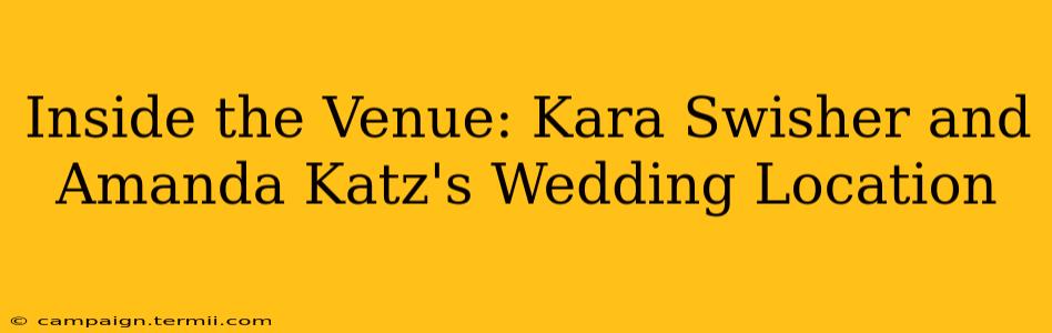 Inside the Venue: Kara Swisher and Amanda Katz's Wedding Location