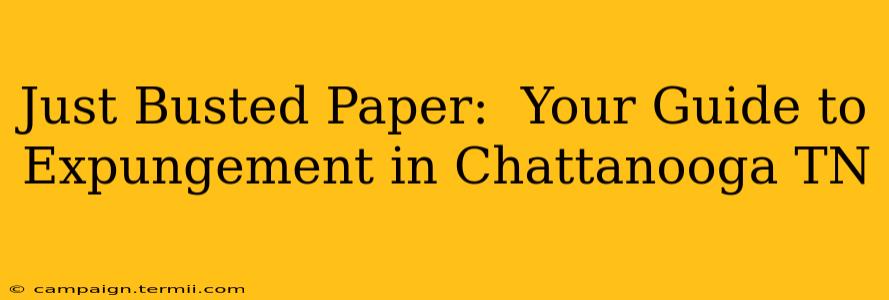 Just Busted Paper:  Your Guide to Expungement in Chattanooga TN