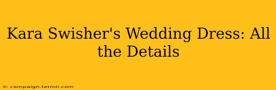 Kara Swisher's Wedding Dress: All the Details