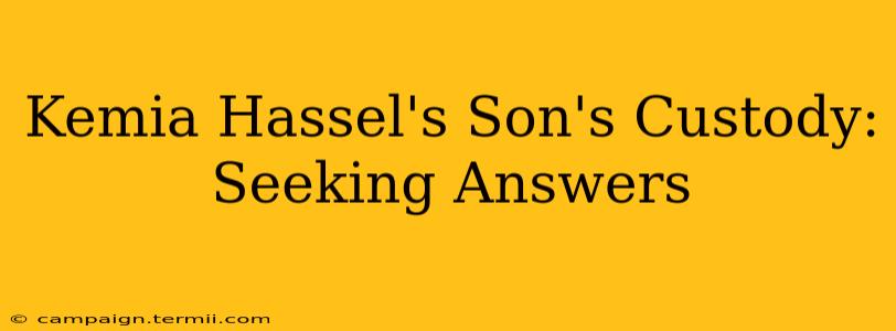 Kemia Hassel's Son's Custody: Seeking Answers