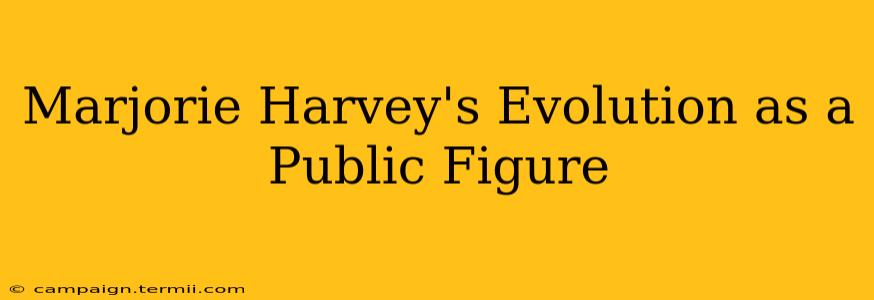 Marjorie Harvey's Evolution as a Public Figure