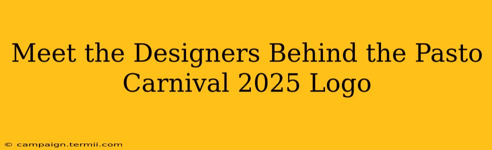 Meet the Designers Behind the Pasto Carnival 2025 Logo