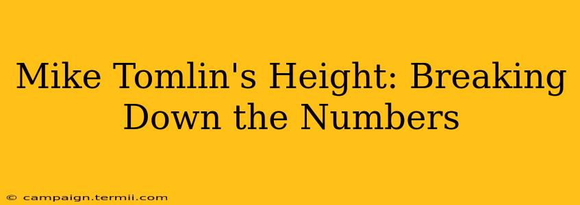 Mike Tomlin's Height: Breaking Down the Numbers