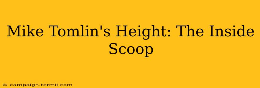 Mike Tomlin's Height: The Inside Scoop