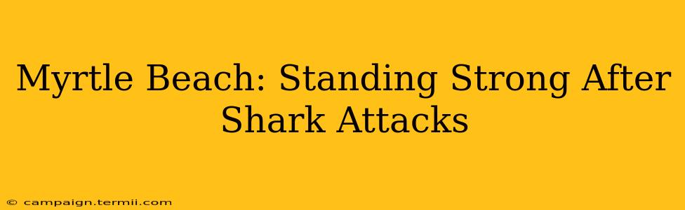 Myrtle Beach: Standing Strong After Shark Attacks