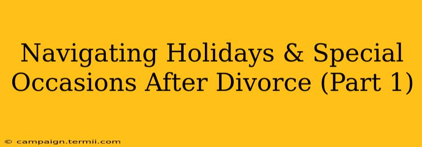 Navigating Holidays & Special Occasions After Divorce (Part 1)