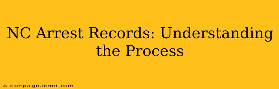 NC Arrest Records: Understanding the Process