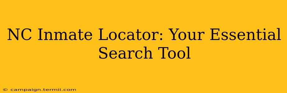 NC Inmate Locator: Your Essential Search Tool