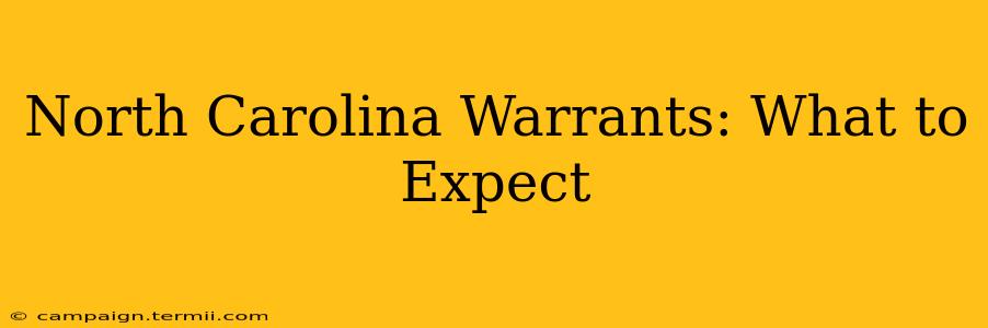 North Carolina Warrants: What to Expect