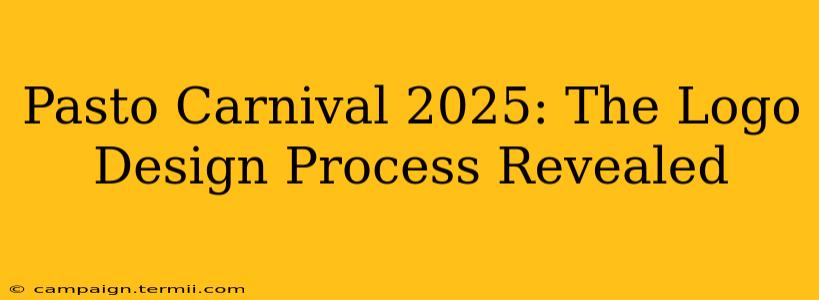 Pasto Carnival 2025: The Logo Design Process Revealed