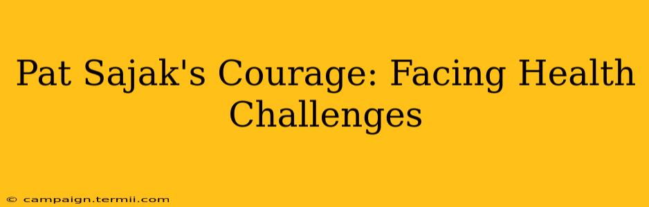 Pat Sajak's Courage: Facing Health Challenges