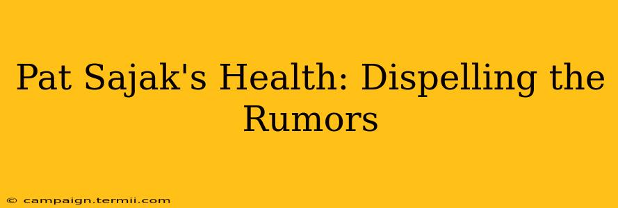 Pat Sajak's Health: Dispelling the Rumors