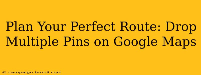 Plan Your Perfect Route: Drop Multiple Pins on Google Maps