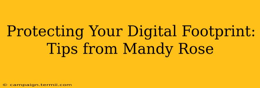 Protecting Your Digital Footprint: Tips from Mandy Rose