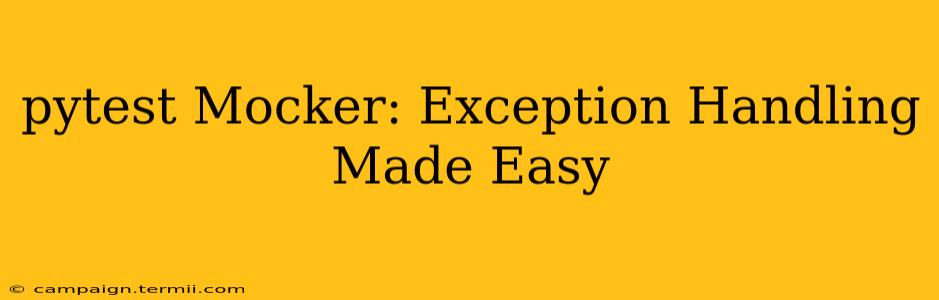 pytest Mocker: Exception Handling Made Easy