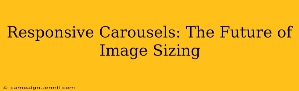 Responsive Carousels: The Future of Image Sizing