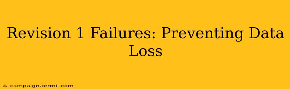 Revision 1 Failures: Preventing Data Loss