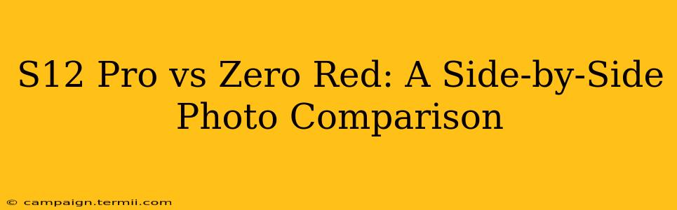 S12 Pro vs Zero Red: A Side-by-Side Photo Comparison