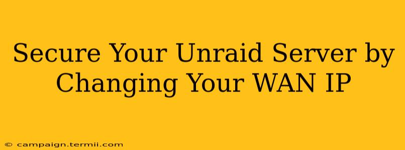 Secure Your Unraid Server by Changing Your WAN IP