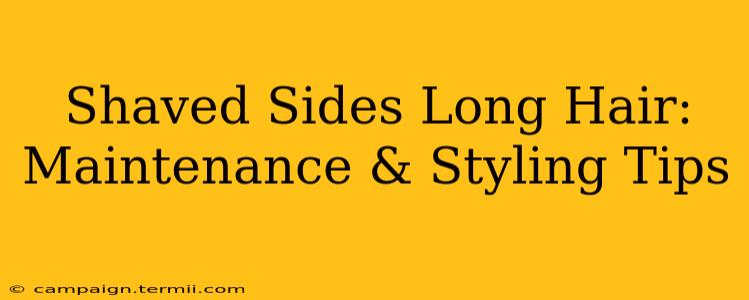 Shaved Sides Long Hair: Maintenance & Styling Tips