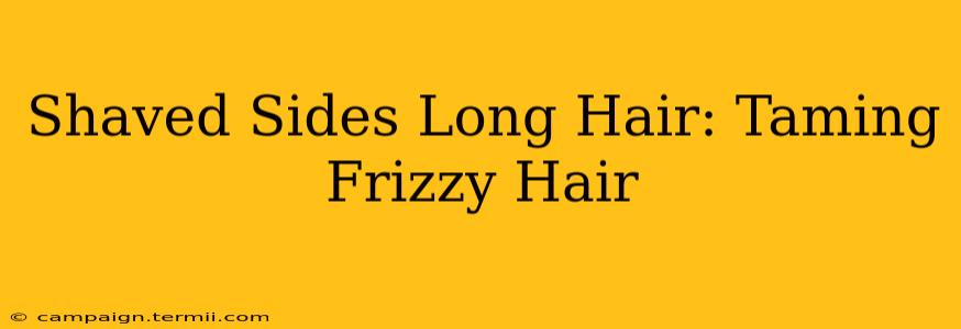 Shaved Sides Long Hair: Taming Frizzy Hair