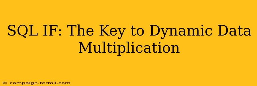 SQL IF: The Key to Dynamic Data Multiplication