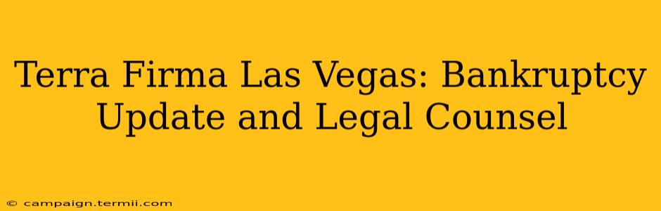 Terra Firma Las Vegas: Bankruptcy Update and Legal Counsel